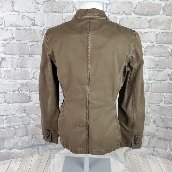 LRL Jeans Classic Twill Jacket Brown Size Small Ralph Lauren Preppy Academia - Picture 7 of 12